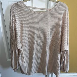 Francesca’s open back blouse